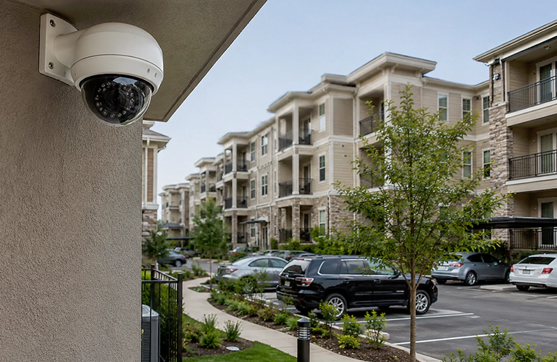 Apartment security camera installation