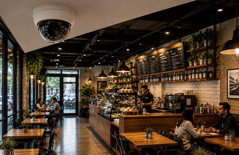 Restaurant camera installation