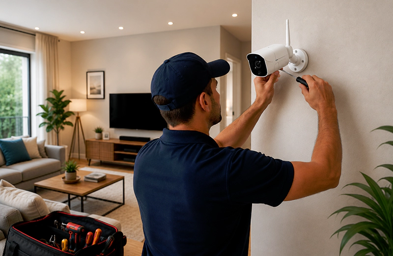 Wireless camera installation