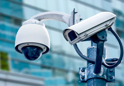Office security camera installation