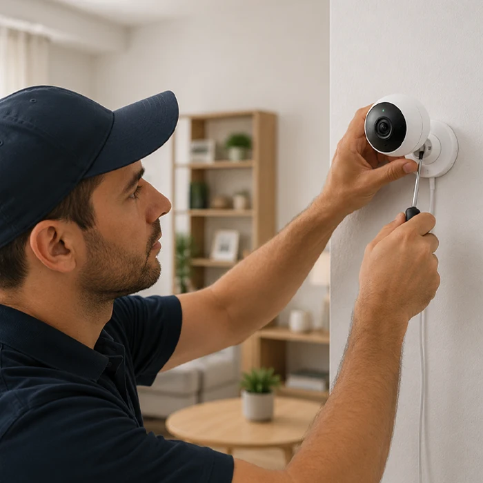 Wireless security camera