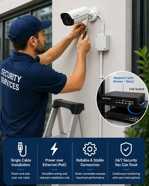 wiredSecurity-Camera-Installation