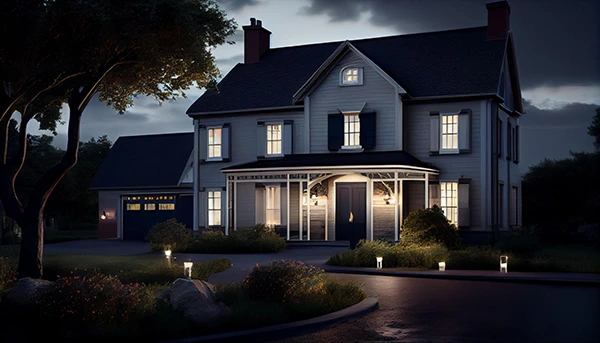 Vacate your house immediately upon hearing suspicious noises.