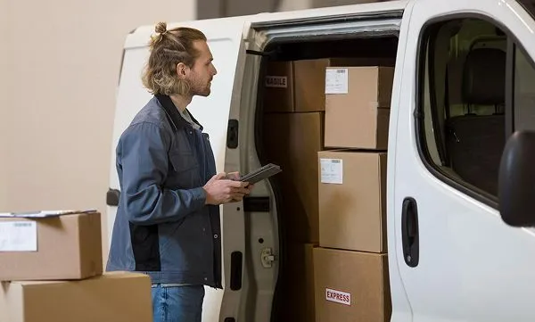 A delivery agent.