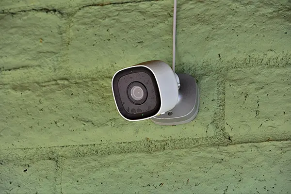 A digital CCTV camera.