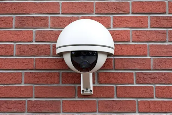 A standard dome camera.