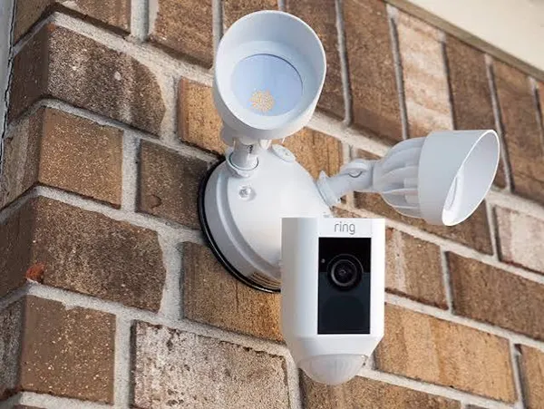 Floodlight security camera